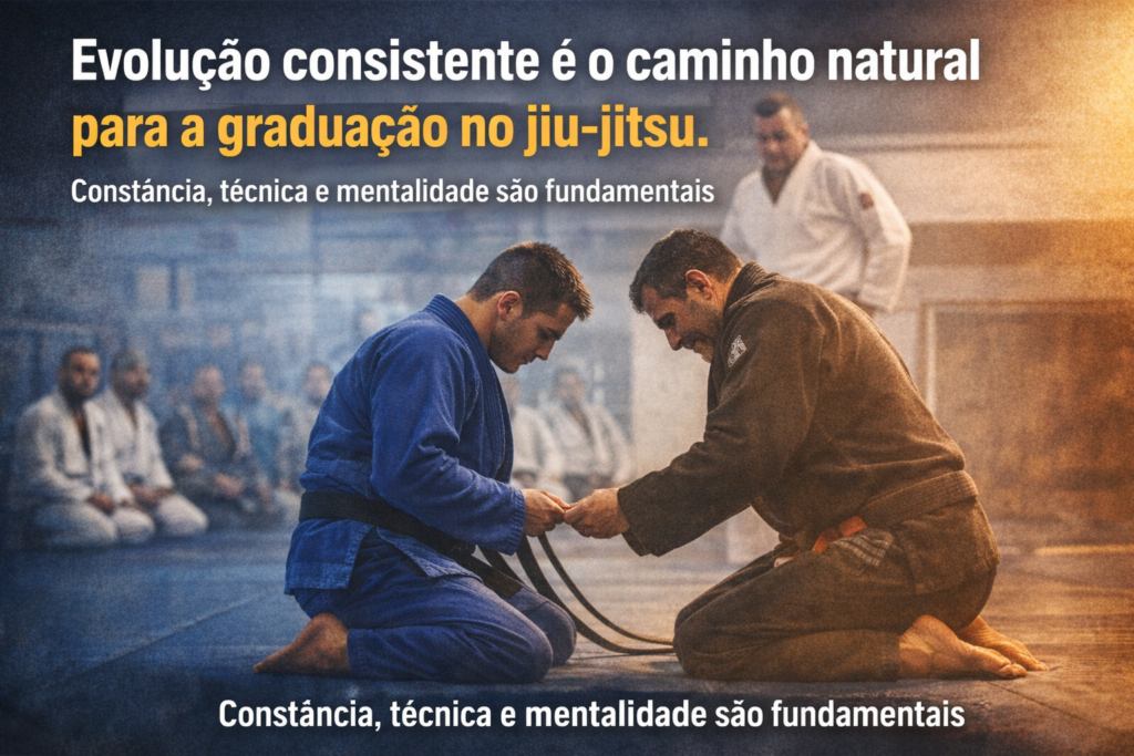 Evolução consistente jiu-jitsu