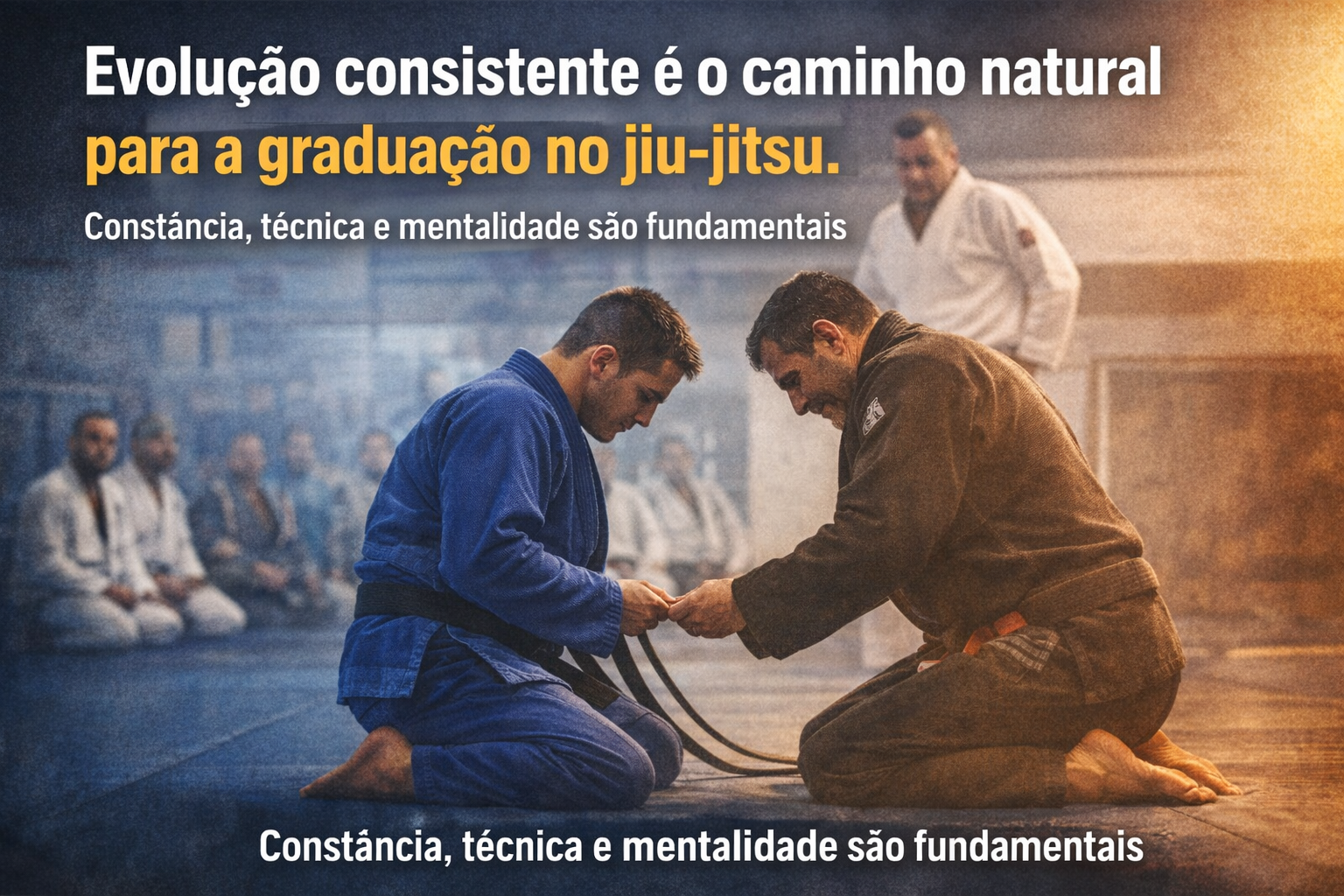 Evolução consistente jiu-jitsu