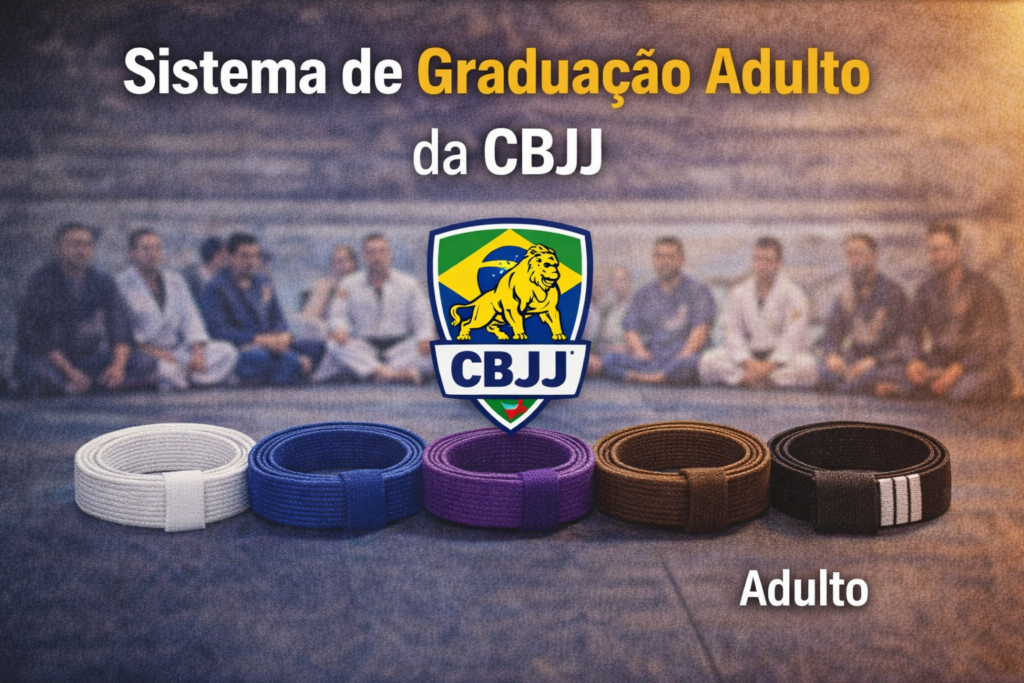Sistema de graduação adulto da CBJJ no jiu-jitsu